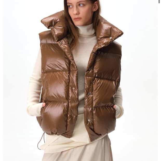 magjay 매그제이 푸퍼 베스트 브라운