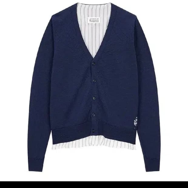 21ss 마르지엘라 셔츠 레이어드 가디건(M)