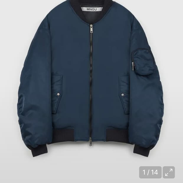 MNGU 오버사이즈 MA-1 S