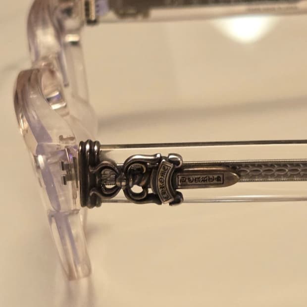 [정품] Chrome Hearts 클리어 솔 대거 안경