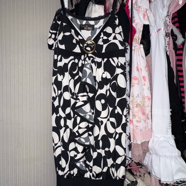 세실맥비 오네갸루 갸루 벌룬핏 원피스