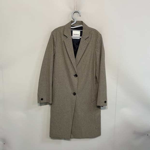 빈폴 봄 체크 코트 90 여성 66