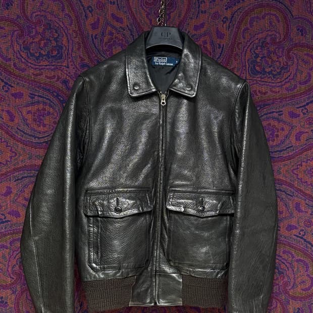 폴로 랄프로렌 a-2 가죽자켓