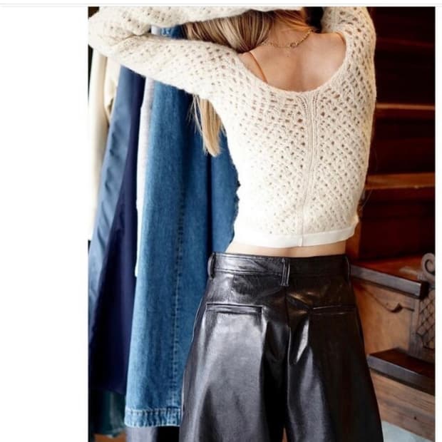 후미카우치다 fumika uchida mohair mesh top