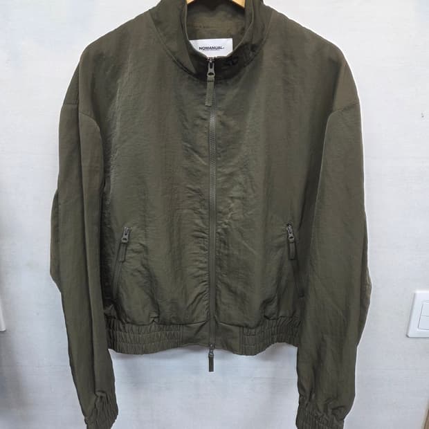 노매뉴얼 나일론 블루종자켓 딥카키 L