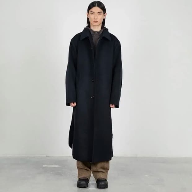 아모멘토 24 싱글 브레스티드 코트 L