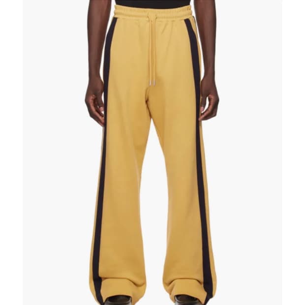 [L] 드리스 반 노튼 스웻 팬츠 머스타드
