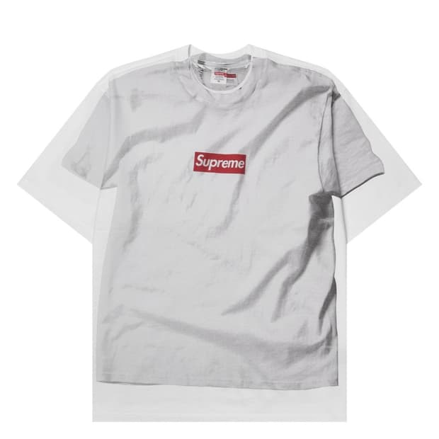 [XL] 슈프림 x MM6 마르지엘라 박스로고 화이트