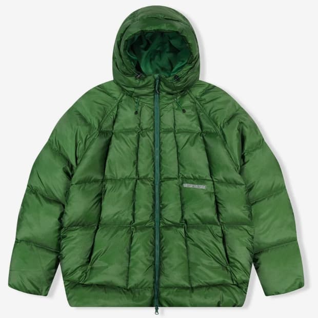 Gridding Down Jacket Green M