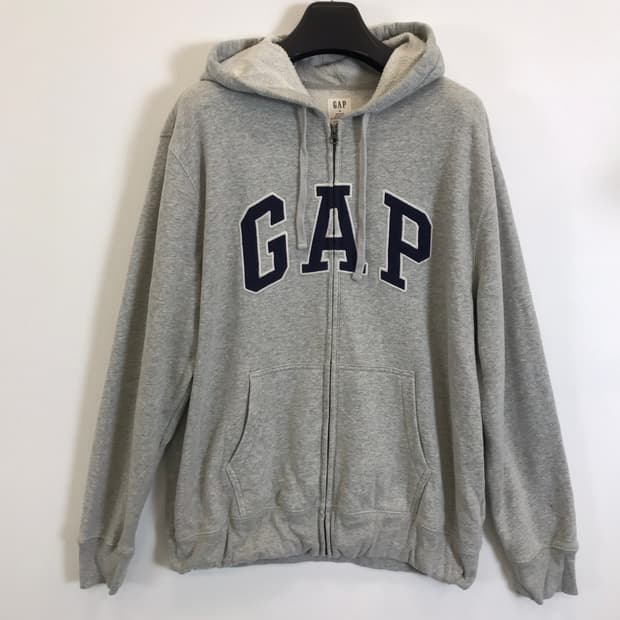 GAP 갭 그레이 후드집업 [XL]