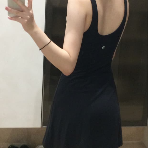 lululemon align dress (black)