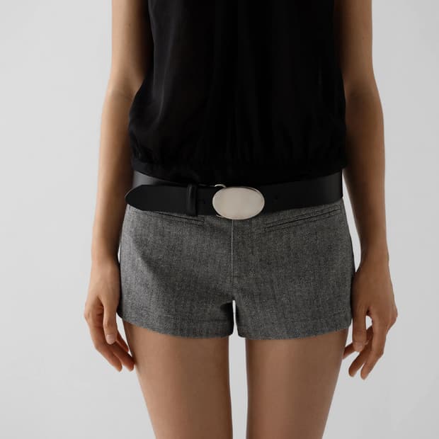 (S/M,M/L) 기마구아스 Buckle 레더 벨트