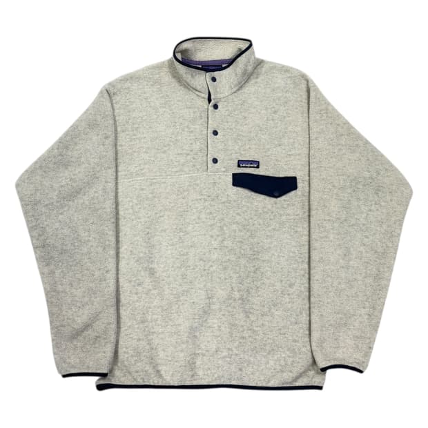 파타고니아 신칠라 스냅티 플리스 풀오버 오트밀 헤더 M