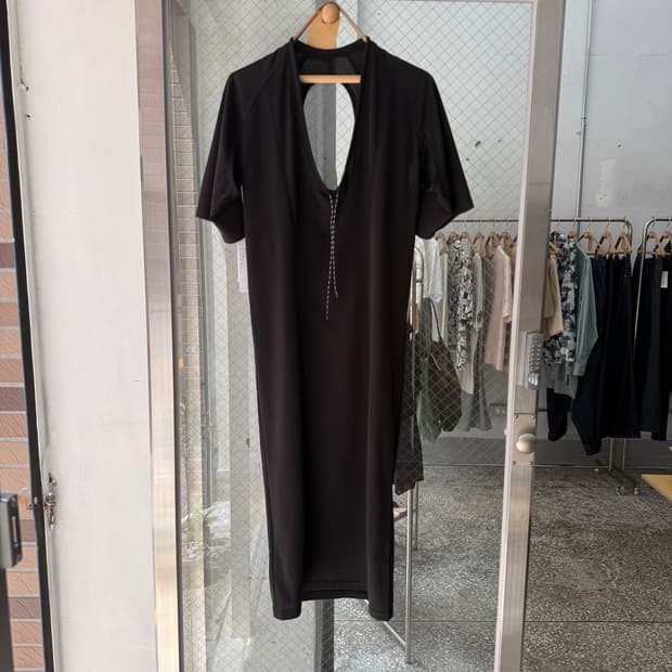 PERVERZE Hole Cut String Dress 