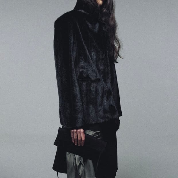 낫띵리튼 Misha faux fur jacket (Black)