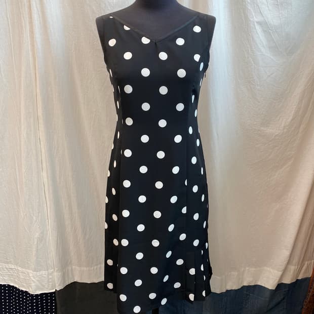 도트 슬림 원피스(S)