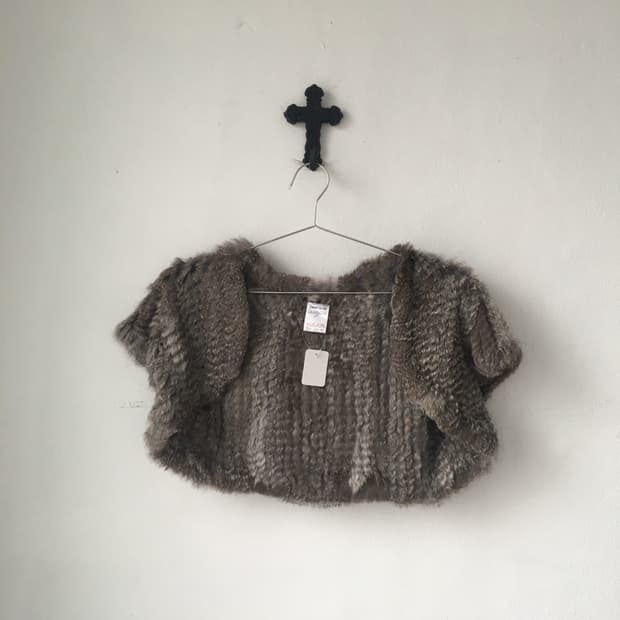 Rabbit fur bolero