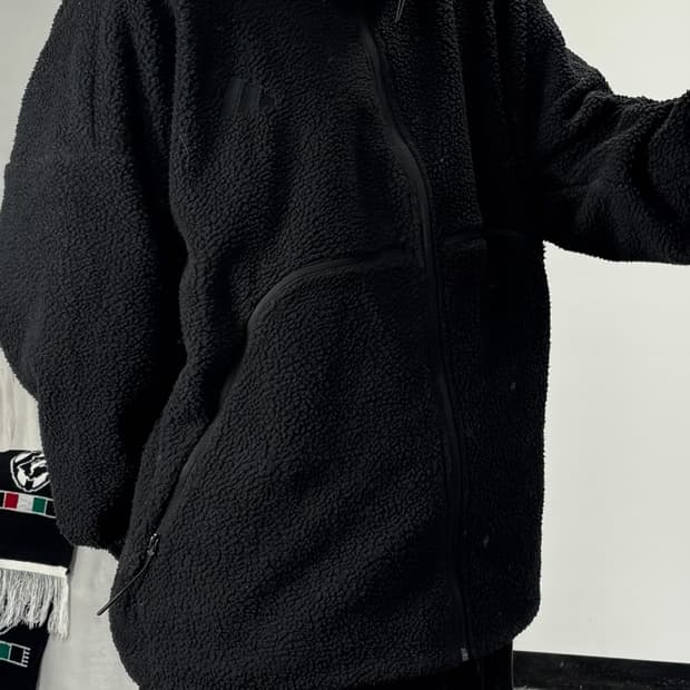 아디다스 시티 테크 하이 파일 플리스 집업 자켓