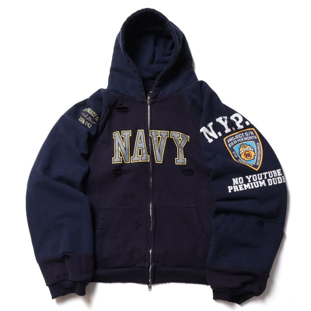 프로젝트 지알 Project G/R Sweat Zip Up Hood 