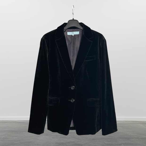 LUI CHANTANT 벨벳 자켓 