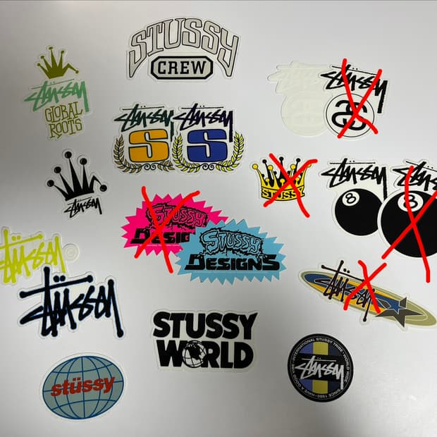 스투시 스티커 개당 1천원