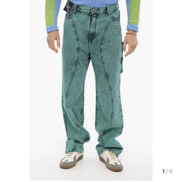 앤더슨벨 글랜오버다이 랩 스트레이트 레그 진