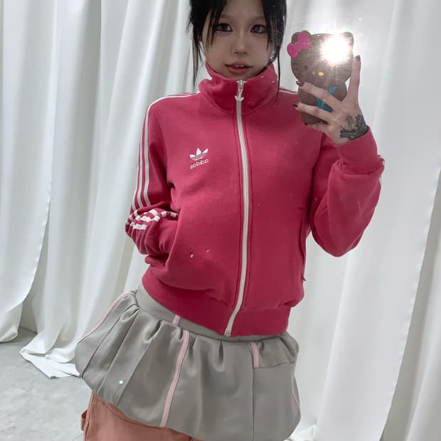 아디다스 딸기우유 삼선져지