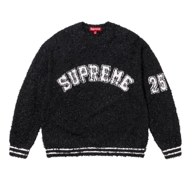 슈프림 텍스쳐드 아크 스웨터 블랙