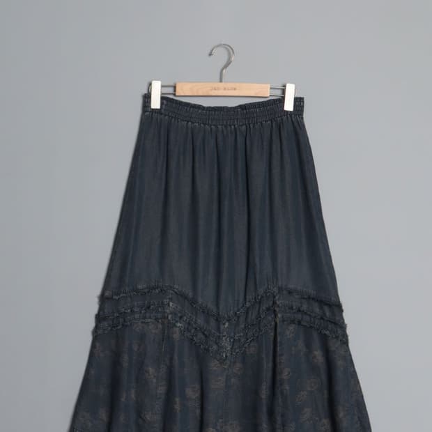 Non Tencel Flared Skirt (27)