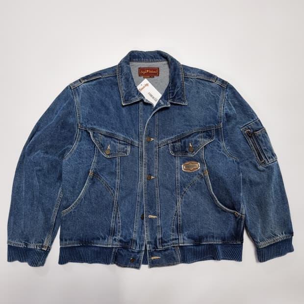 80s 빈티지 데님 봄버자켓