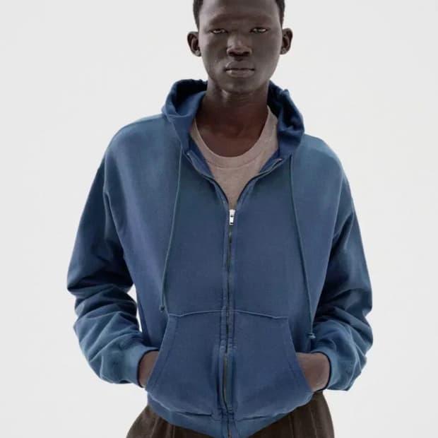 오라리 25aw 후드집업,스웻집업