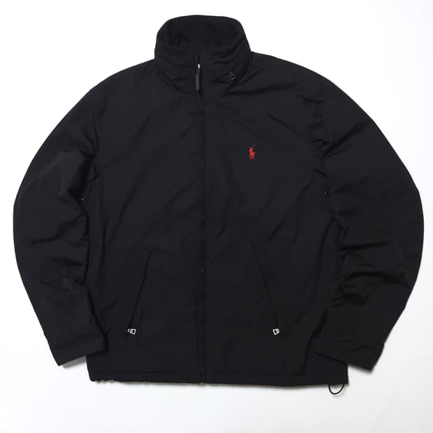 폴로 랄프로렌 폴리쉘 페리 기모 점퍼 자켓 블랙