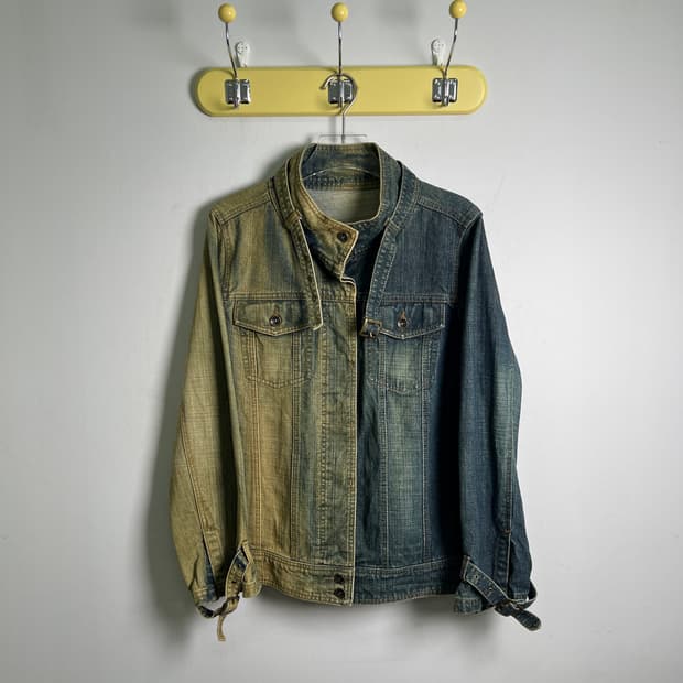 VTG 빈티지 비조 워싱 데님 자켓 2XL