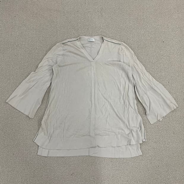 실측확인 한섬 타임 여성 블라우스 0128M