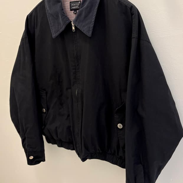 폴로st 빈티지 코튼 블루종 자켓