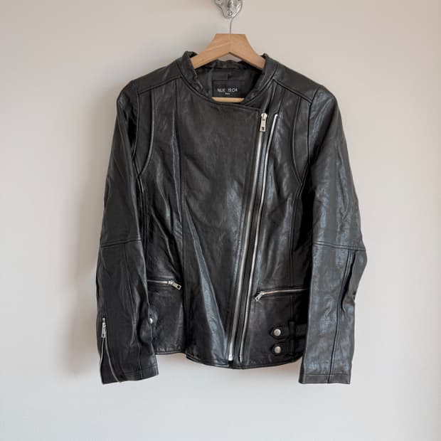 Pre owned 이태리 레더 자켓