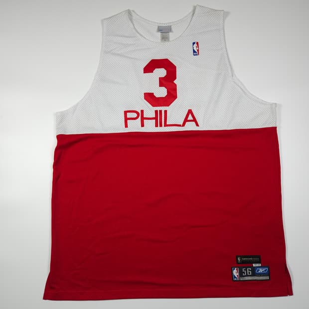 리복 필라델피아 아이버슨 농구 유니폼 