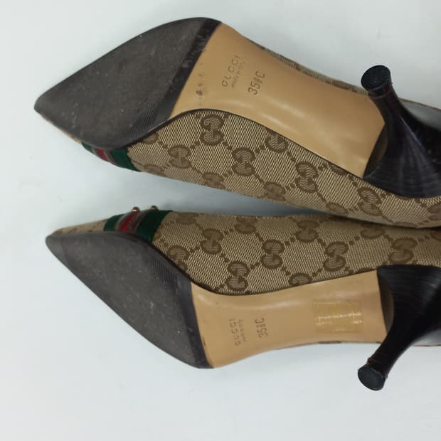 구찌 GG 캔버스 힐 (35 1/2 c)