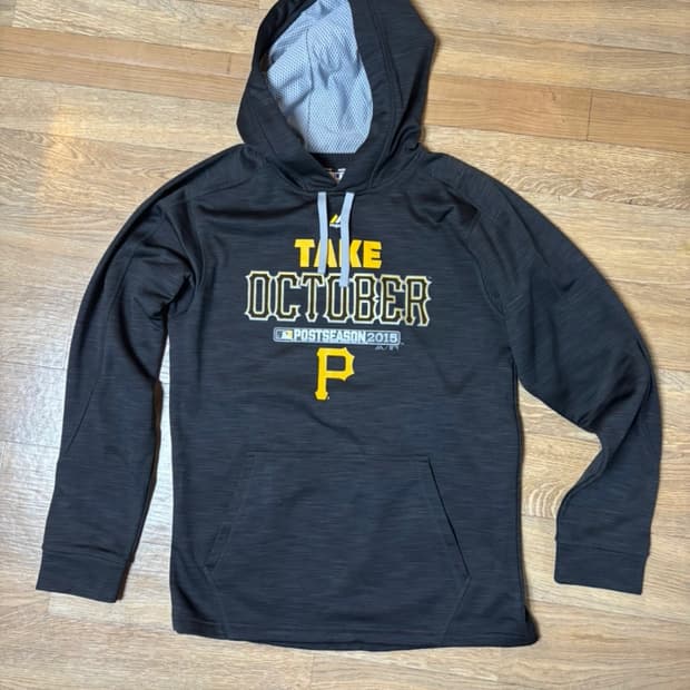 마제스틱 피츠버그 파이어리츠 후드티 S