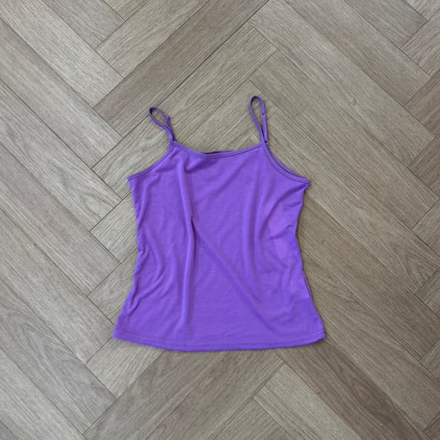purple loose-fit sleeveless