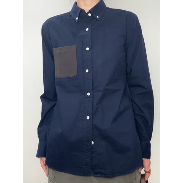 빈티지 네이비 셔츠