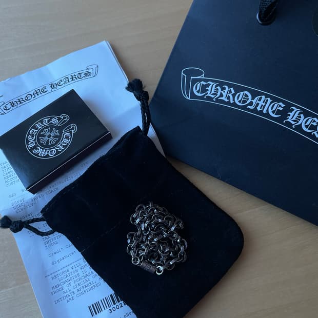 크롬하츠 페이퍼체인 18인치 새상품