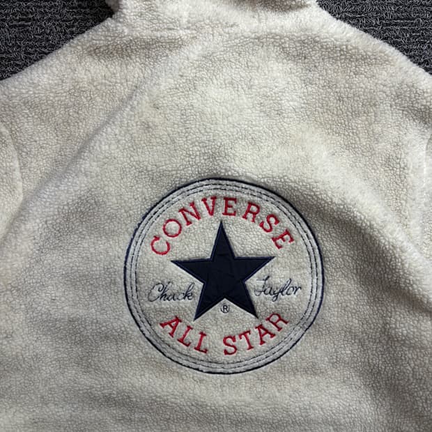 컨버스 척테일러 빅로고 쉐르파 플리스 후디 점퍼 2382