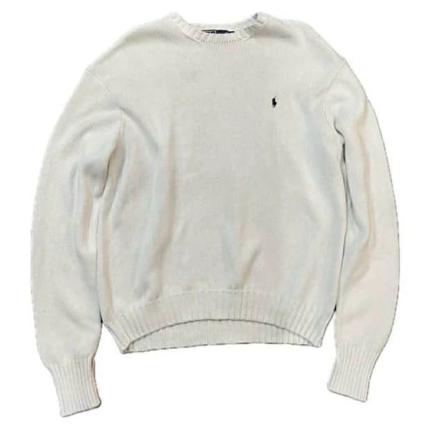 폴로 랄프 로렌 포니 꽈배기니트