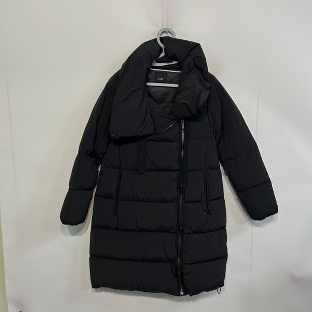 쥬크 구스다운 롱패딩 55 블랙