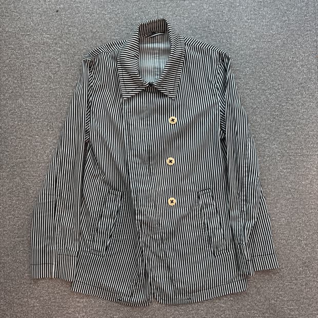 앤드뮐미스터 사선 스트라이프 코튼 자켓 XS