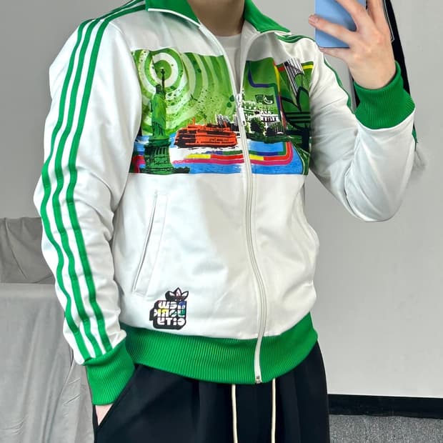 아디다스 스탠 아일랜드 뉴욕 희귀 져지