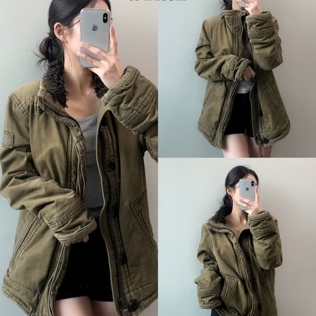 아베크롬비 아디론덱 퍼 자켓