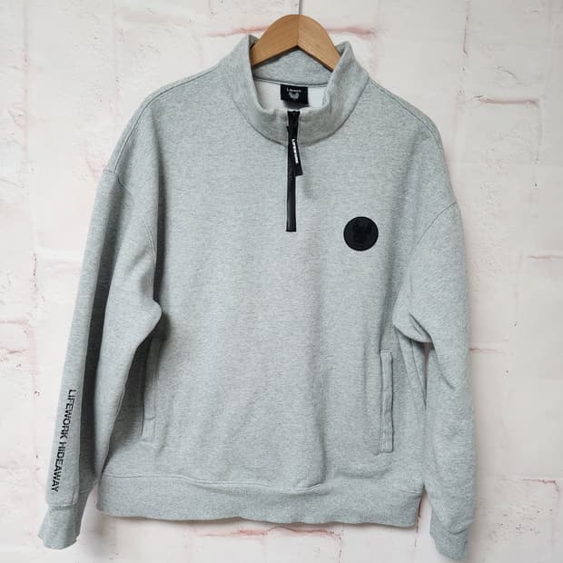 LIFEWORK 하이넥 맨투맨