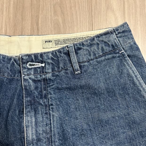 포터리 청바지 mid blue